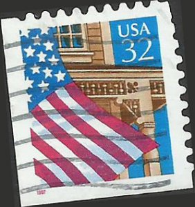 # 2921b USED FLAG OVER PORCH