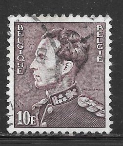 Belgium 307: 10f King Leopolf III, used, F-VF