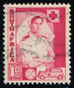 South Africa #82a Nurse and Ambulance; Used (0.25)