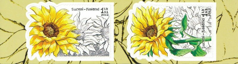 Finland 2012 #1411-2 MNH. Flowers
