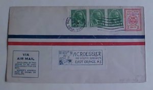 US CANAL ZONE  #UOI ROESSLER COVER cat.$35.00 BALBOA HEIGHTS 1928 OCT 3