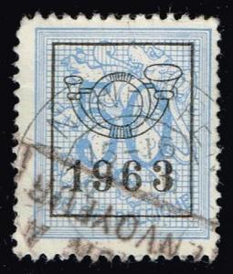 Belgium #414 Lion Rampant; Used Precancel (0.25)