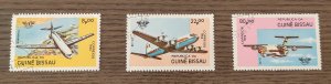 Guinea Bissau #568-570 The 40th Anniversary of I.C.A.O. CTO hinged