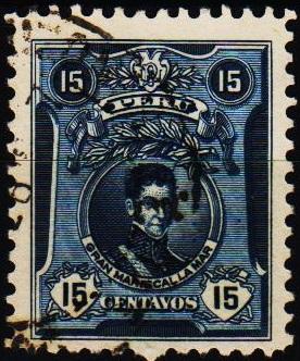 Peru. 1924 15c S.G.435 Fine Used