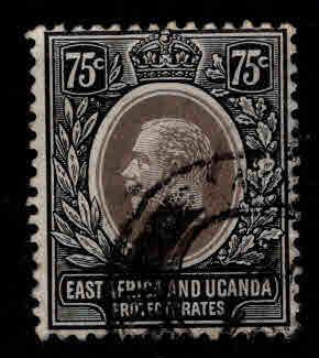 East Africa and Uganda protectorates  Scott 48 Used KGV on chalky paper