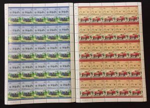 TUVALU Cars Automobiles Sheets x 22 MNH(1100 Stamps) BLK23 