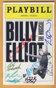 THEATRE CAST SIGNED PLAYBILL BILLY ELLIOT THE MUSICAL 2010 IMPERIAL THEATRE