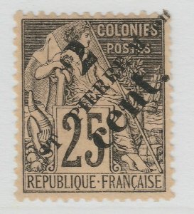 French Colony St. Pierre & Miquelon 1881-92 Black Surch 2c on 25c MNG A18P59F613-