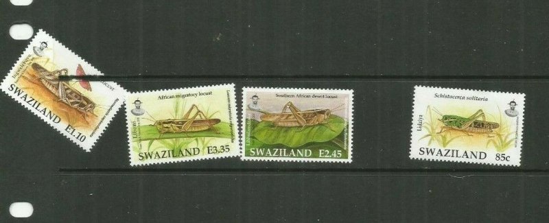  SWAZILAND   INSECTS SCOTT 804-7 MNH 