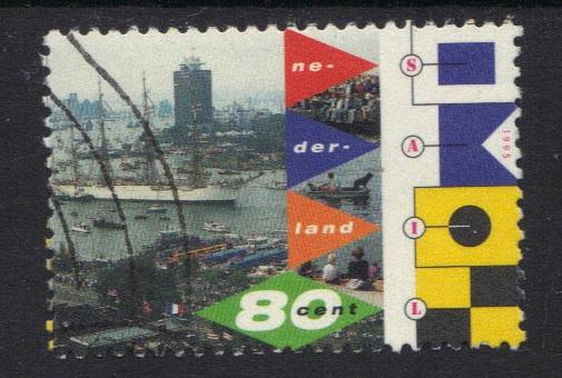 Netherlands  #887  used  1995    Sail Amsterdam 80c