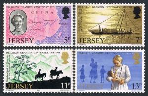 Jersey 164-167,MNH.Michel 153-156. Lilian Mary Grandin,missionary doctor.1976