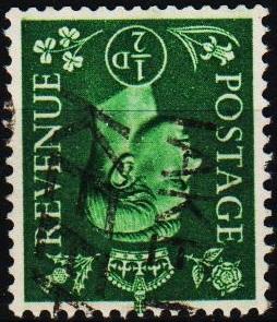 Great Britain. 1937 1/2d(Invert.Wmk) S.G.462wi Fine Used