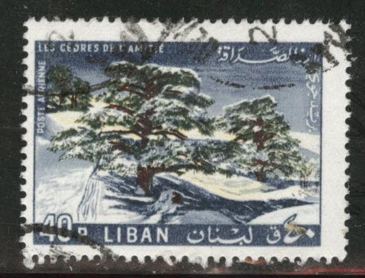 LEBANON Scott C438 used 1965 stamp