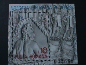 ​ROMANIA-1977-NAVIGATOR EUROPEAN ARTS AND CRAFTS-MNH-S/S WE SHIP TO WORLD WIDE