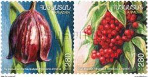 Armenia MNH** 2010 2011 Scott 870-871 Flora and fauna of Armenia. Armenian ch...