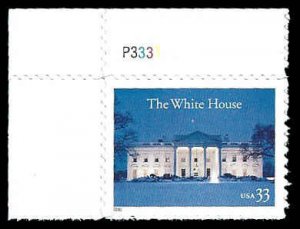 PCBstamps     US #3445 33c White House, MNH, (11)