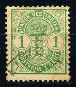 Danish West Indies #21 Single Used