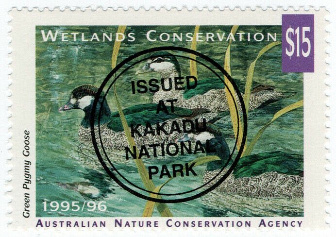 (I.B) Australia Cinderella : Wetlands Conservation $15 (Kakadu)