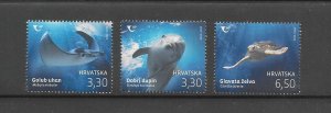 CROATIA   MARINE LIFE  2021 ISSUE  MNH