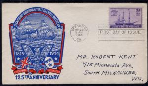 US 923 Steamship Staehle Pen FDC