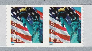 Pair 39c Liberty ND Sennett US 3969 F-VF, MNH