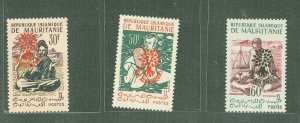 Mauritania #129-30v/132v  Single (Complete Set)