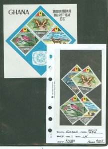 Ghana #315-18/318a Unused