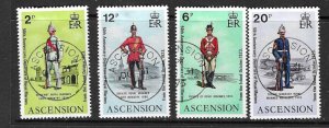 ASCENSION SG174/7 1973 ROYAL MARINES USED