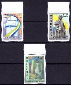 Honduras 1997 Sc#C1007/C1009 ASTRONOMICAL OBSERVATORY ALMA MATER Set (3) MNH