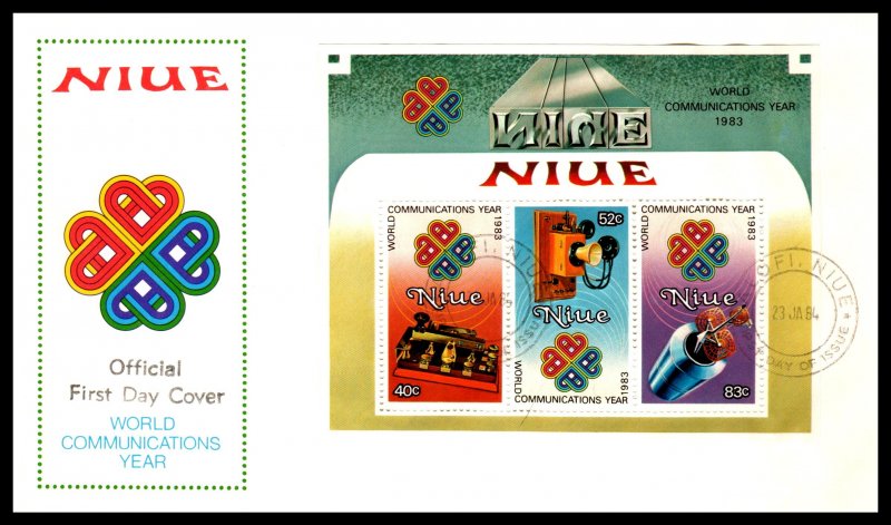 Niue 415a Souvenir Sheet U/A FDC