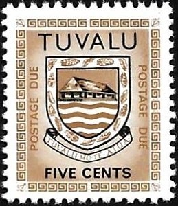 Tuvalu 1981 Postage Due Sc# J3 Mint NH Perf. 14. All Additional Items Ship Free.