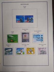 collection on pages Switzerland 2004-6 CN: CV $102
