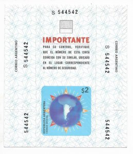 ARGENTINA 2003 STAMP FOR BULK MAIL FOR POSTAL BRANCHES SELF ADHESIVE MNH