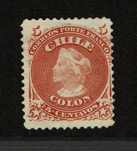 Chile SC# 17, Mint No Gum, Hinge Remnant - S9511