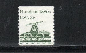 1898 * HANDCAR 1880'S ** U.S, Postage Stamp COIL MNH  ^