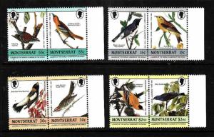 Montserrat-Sc#580-3-unused NH set-Birds-Audubon-1985-