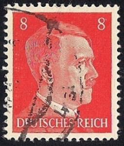 Germany #511 8pf Adolf Hitler used EGRADED XF-SUPERB 95 XXF