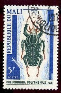 Mali; 1967: Sc. # 99: Used CTO Single Stamp