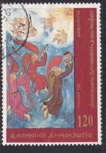 Greece # 1955, Angels with Instruments, Used