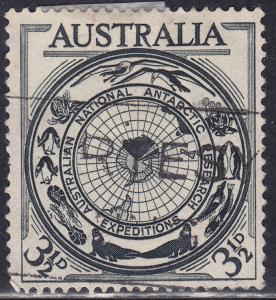 Australia 276 USED 1954 Map of Antarctica