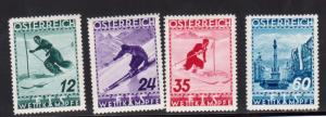 Austria #B138 - #B141 VF/NH Set