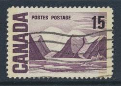 Canada SG 586p Used 2 phosphour bands