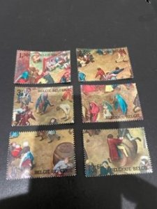 Belgium sc B816-B821 MNH comp set