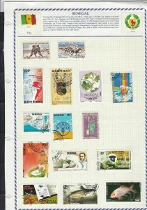 senegal stamps page ref 18009