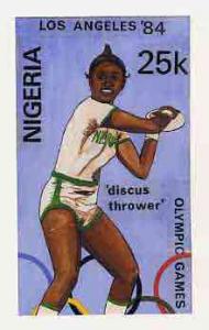 Nigeria 1984 Los Angeles Olympic Games - original hand-pa...