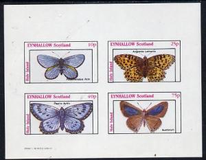 Eynhallow 1982 Butterflies (Polyommatus Acis) imperf  set...