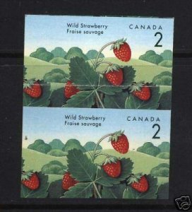 Canada #1350iv XF/NH Imperf Pair 