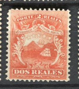 COSTA RICA; 1860s early classic issue Mint hinged Shade of 2r. value