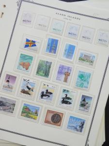 EDW1949SELL : ALAND Beautiful all VF MNH collection virtually complete 1984-2013