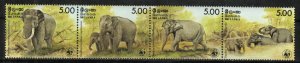 Sri Lanka Stamp 803  - Elephants-WWF